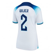 England Kyle Walker #2 Hjemmedrakt Kvinner VM 2022 Kortermet
